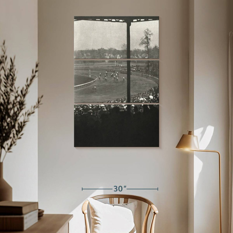 Sireci Going To The Post Morris Park 1904, 65" H x 42" W
