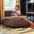 4 Ft. Cocoon Kids Bean Bag Chair and Crash Pad - Microsuede-80920210