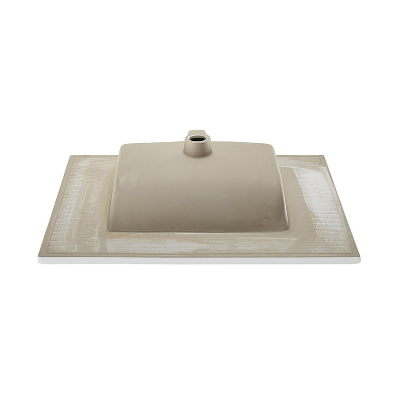 30" White Ceramic Vanity Sink Top