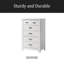 Commode 5 tiroirs 31 po