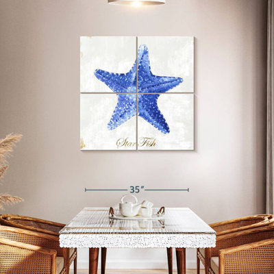 Étoile de mer bleue Brampt