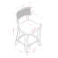 Tabouret de comptoir 25 po Aadit-70778562