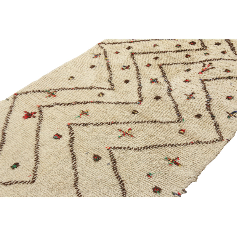Moroccan One-of-a-Kind Rectangle 8’11”x11’7” Hand Knotted Area Rug
