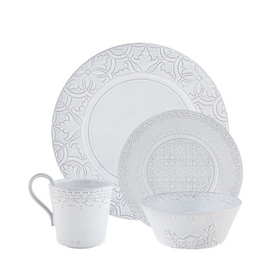 Earthenware Dinnerware Set - Service for 4