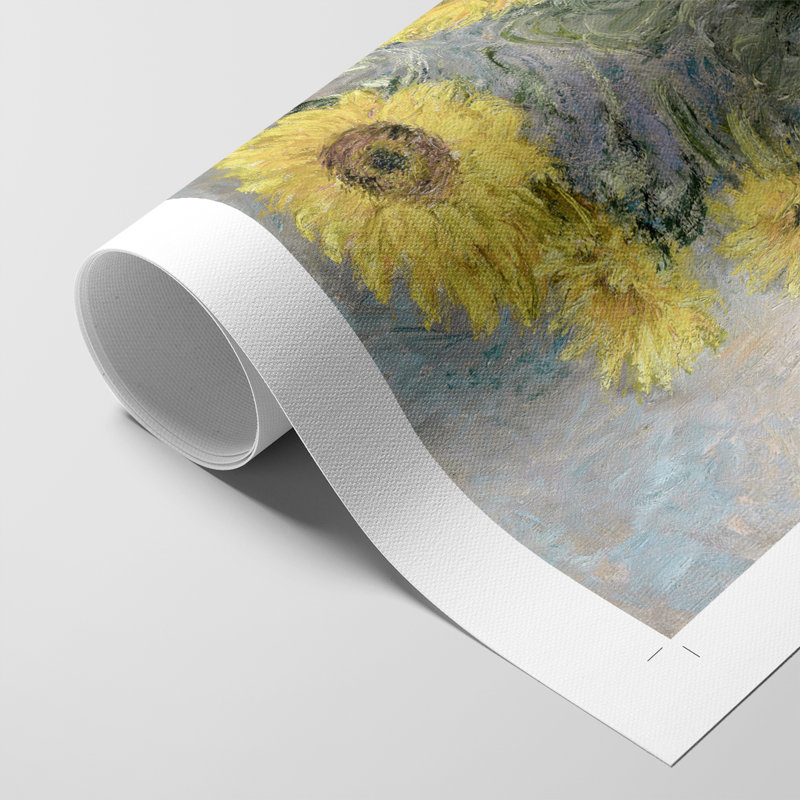 Imprimé floral rétro CCXLI - reproduction de toile seulement - non encadrée, H 36 po x l 24 po