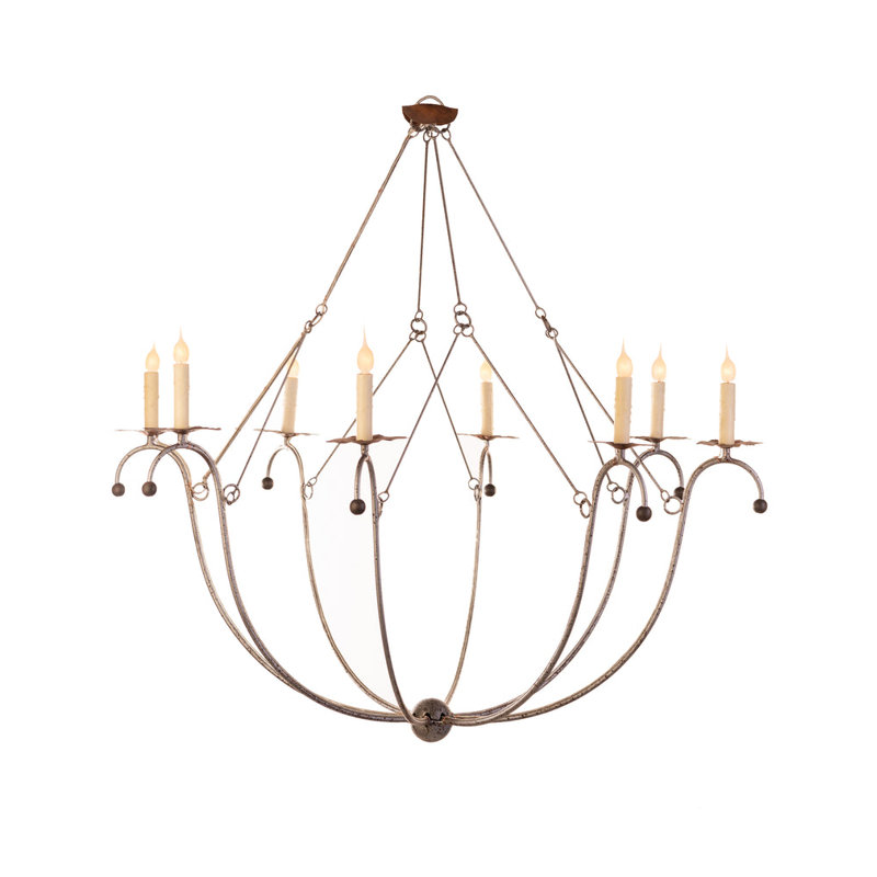 Spring Island Basket 8 - Light Chandelier