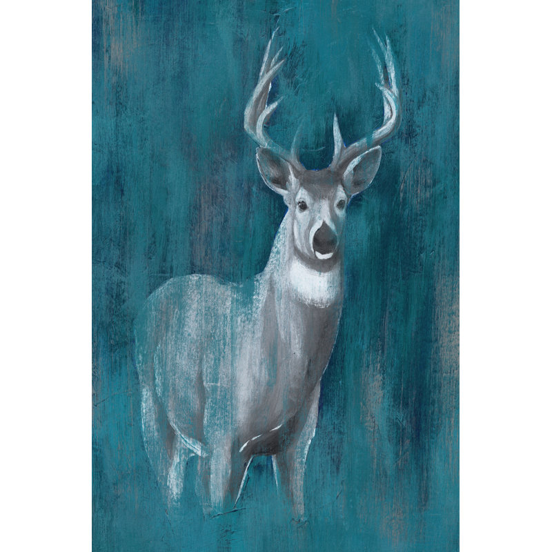 Contemporary White-Tail II by Grace Popp - Wrapped Canvas Painting, 91cm H x 61cm W x 3.8cm D