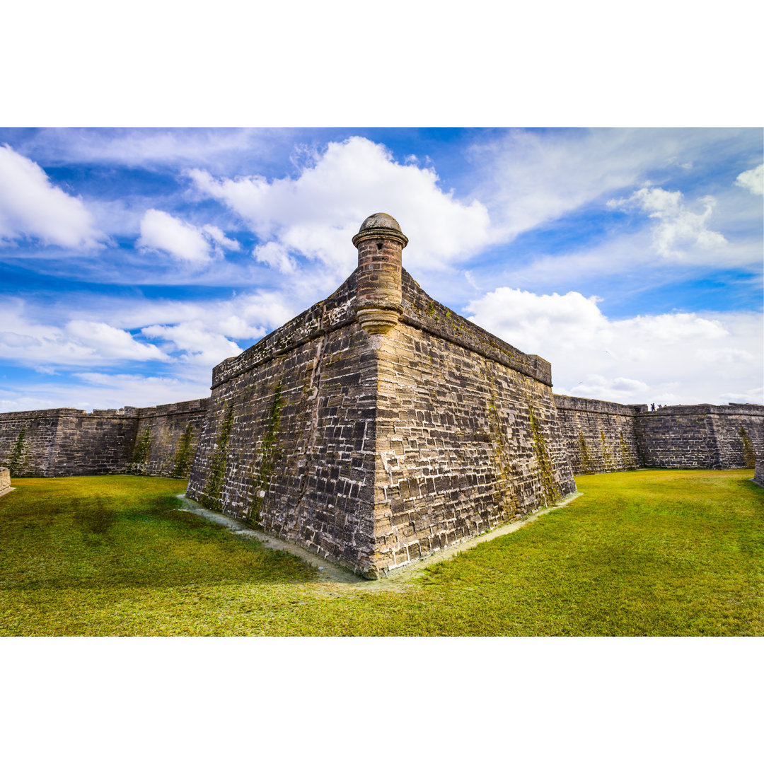 Richborough Fort In St. Augustine by Anastasiia Cherniavskaia - Wrapped Canvas Print