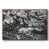 Toile naturelle avec cadre flottant