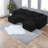 Space-saving Black Foam Sofas, Modern Compact Modular Style For Home