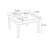 Solid wood rock panel check coffee table
