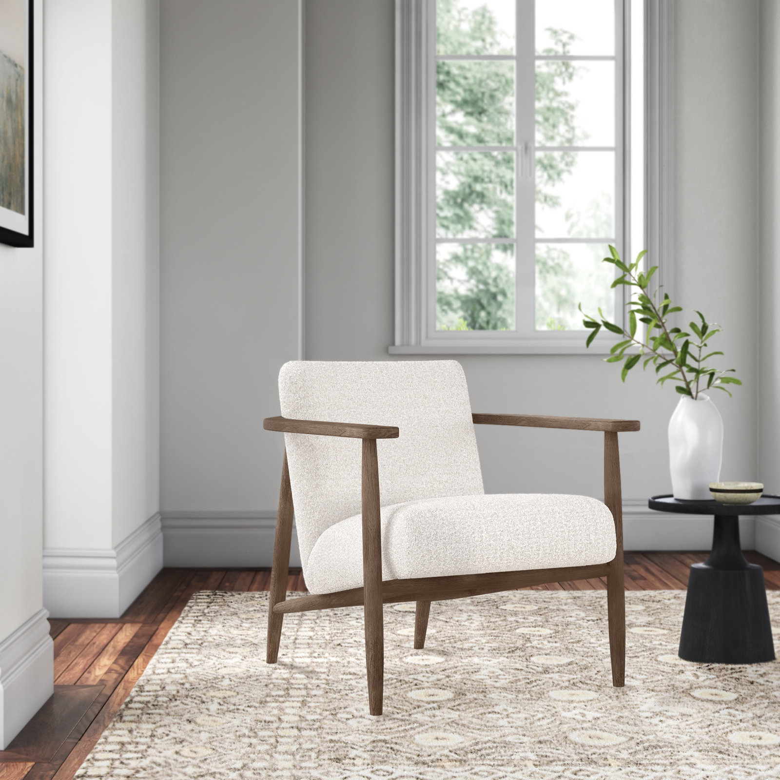 Fritz Armchair, Knoll Natural Performance Boucle