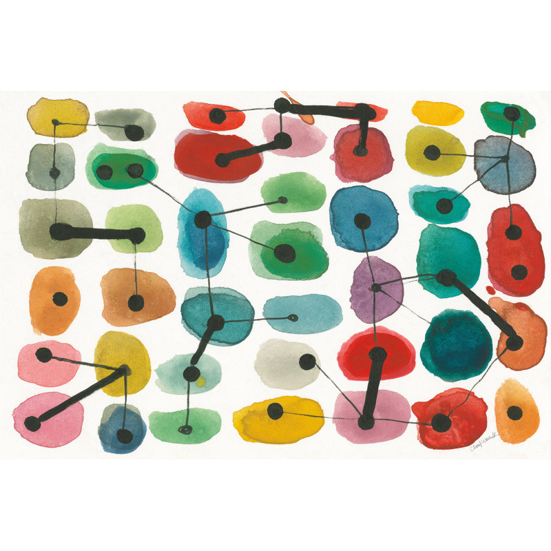 Mid Century II by Cheryl Warrick - Wrapped Canvas Painting, 61cm H x 91cm W