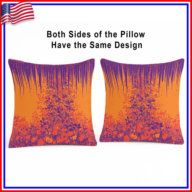 Coussin Floral, 16 po x 16 po