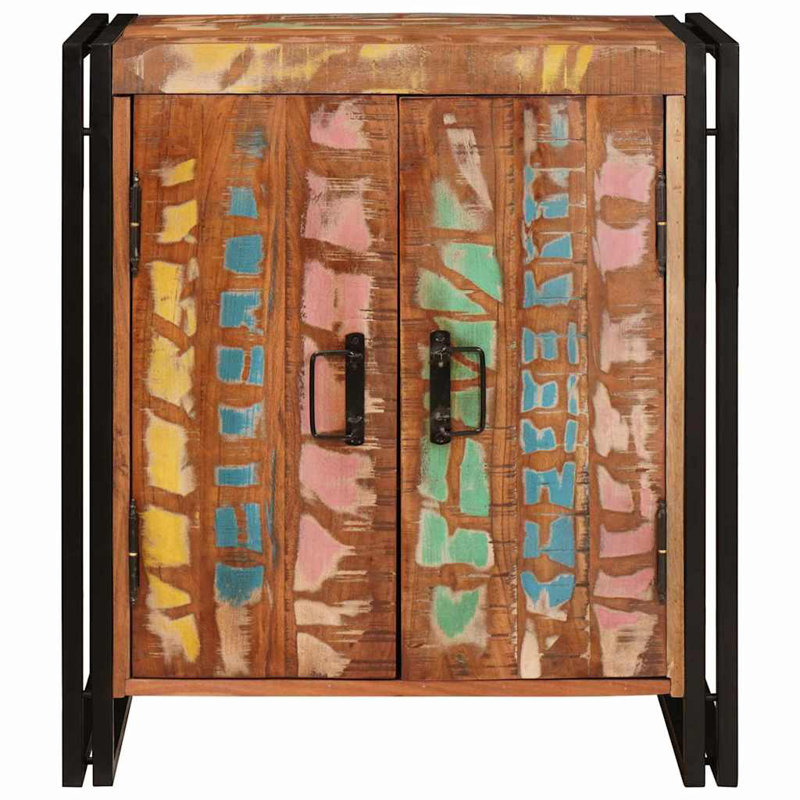 66 cm W Solid Wood Bedside Table