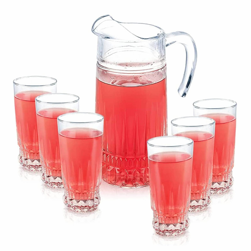 Ensemble de 6 verres et pichet Mayely