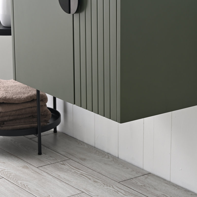 Ensemble de meuble-lavabo mural 24 po Blossom, Vert