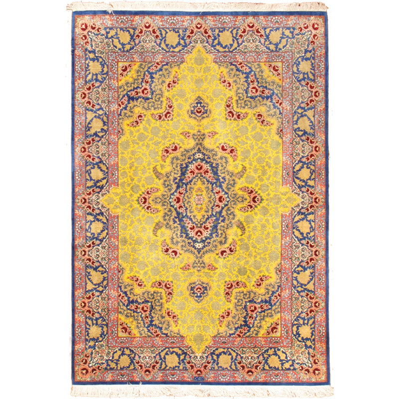 Azerbaijan One-of-a-Kind Rectangle 4'4" X 6'4" Hand Knotted Area Rug