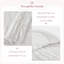 4 Pieces Twin/Twin XL Comforter Set,White