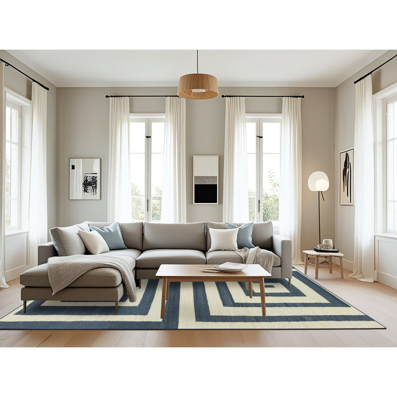 Tapis abstrait moderne 1928, Rectangle 8 pi x 12 pi