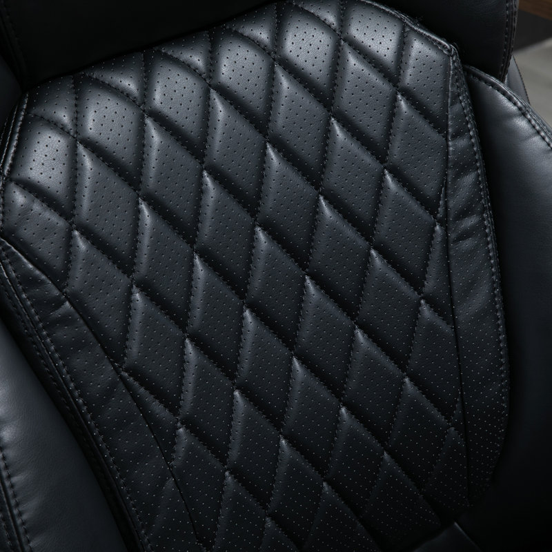 Fauteuil de direction Dominiqua, Noir / argent