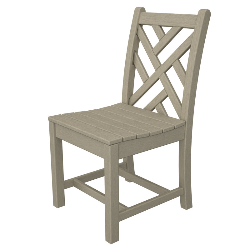 Chaise de salle à manger Lakeside POLYWOOD Chippendale, Sable