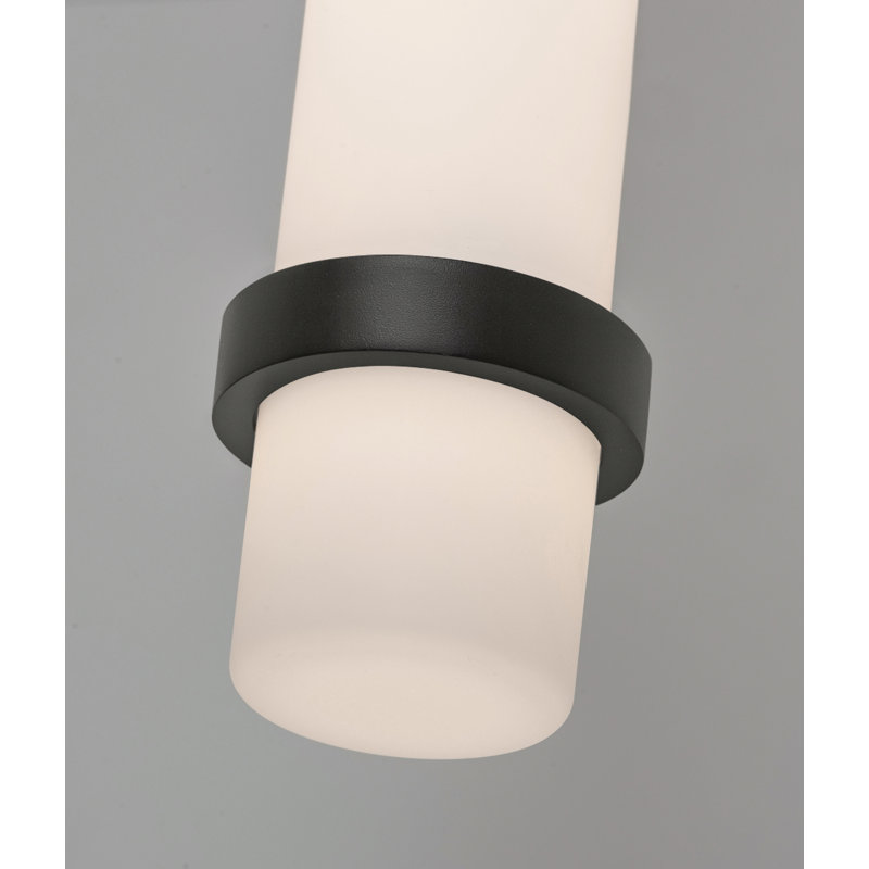 Miami - LED Pendant - 15" - Black, 15" H, Black
