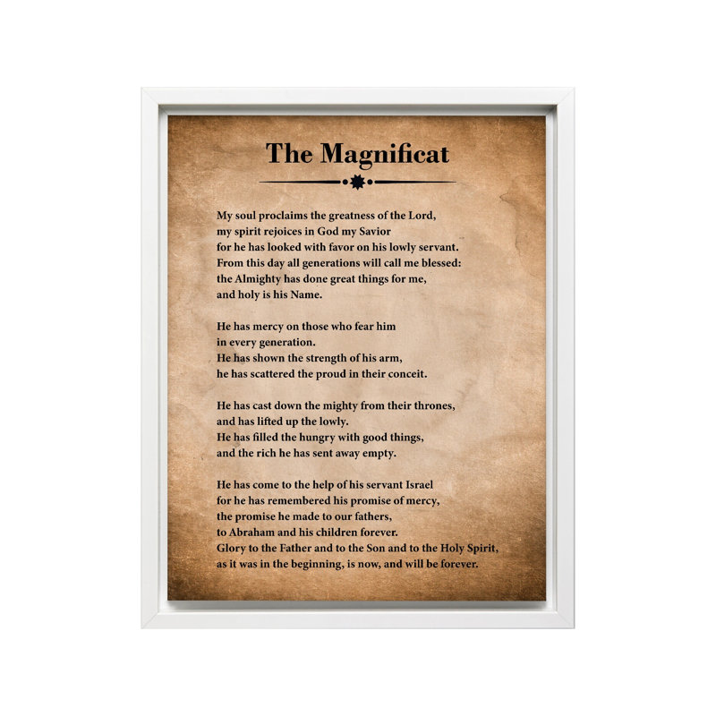 Prière de Marie, Canvas, 18"H x 24"W, White Framed