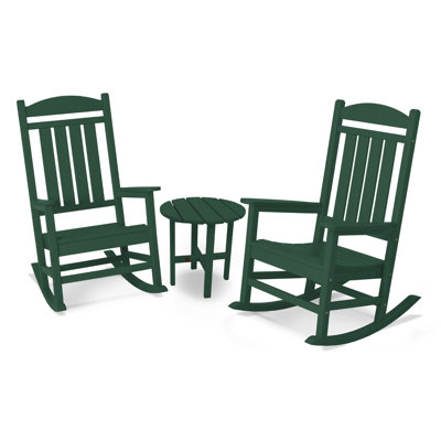 POLYWOOD® Rocker 2-Person Patio Seating Group