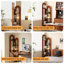 Armoire de coin Mid-Century