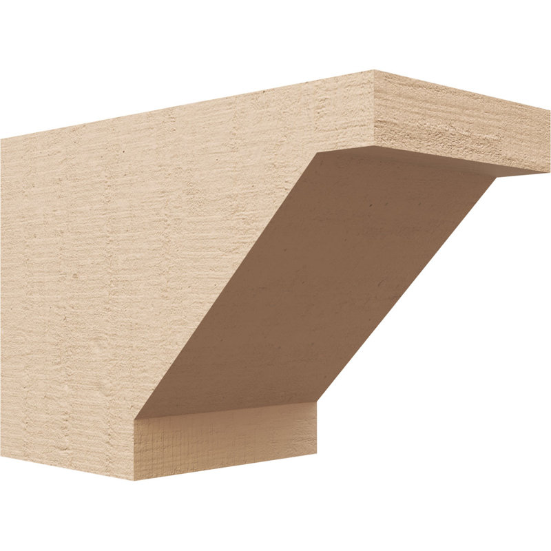 Burlington Woodgrain TimberThane Ra partier queue, brun clair apprêté, H 9 po x l 15 po x P 11 po