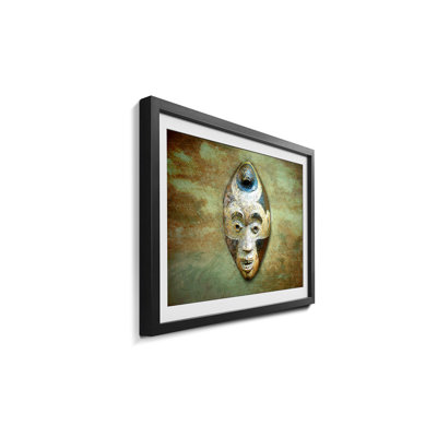 Afro Head - Single Picture Frame Print