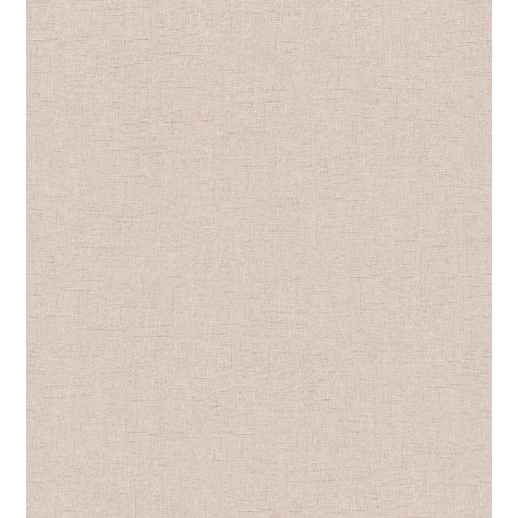 Hokku Designs Jauhen Neutral Faux Fabric Wallpaper - Wayfair Canada