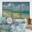 Sky and Sea - 3 pièces, reproduction encadrée sur toile-853154837-853154825