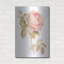 «Garden Rose On White» par Danhui Nai, art mural en métal