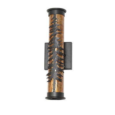 2 - Light Flush Mounted Sconce