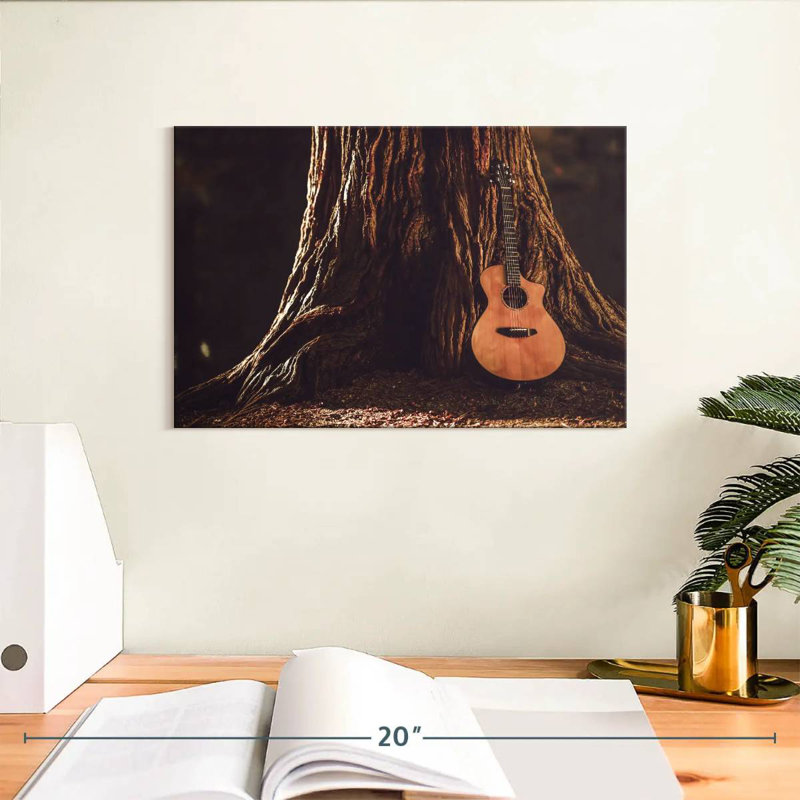 Abarca Forest Acoustic Guitar, 8" H x 12" W
