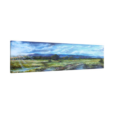 «Storms Passin», toile tendue par Winston Porter