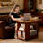 Coffeeing Table with Storage, Foldable Tabletop