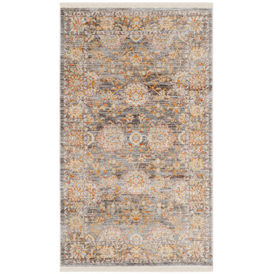 Aronwold Oriental Light Brown/Multi Area Rug