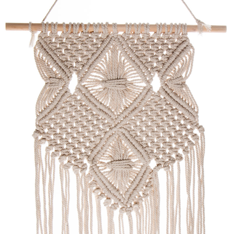 Suspension murale macramé
