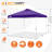 Pop Up Canopies 10 Ft. W x 10 FT. D Metal Party Tent Canopy-85378399