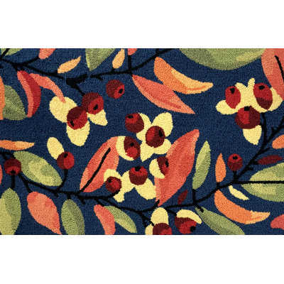 Rondre Looped / Hooked Floral Rug