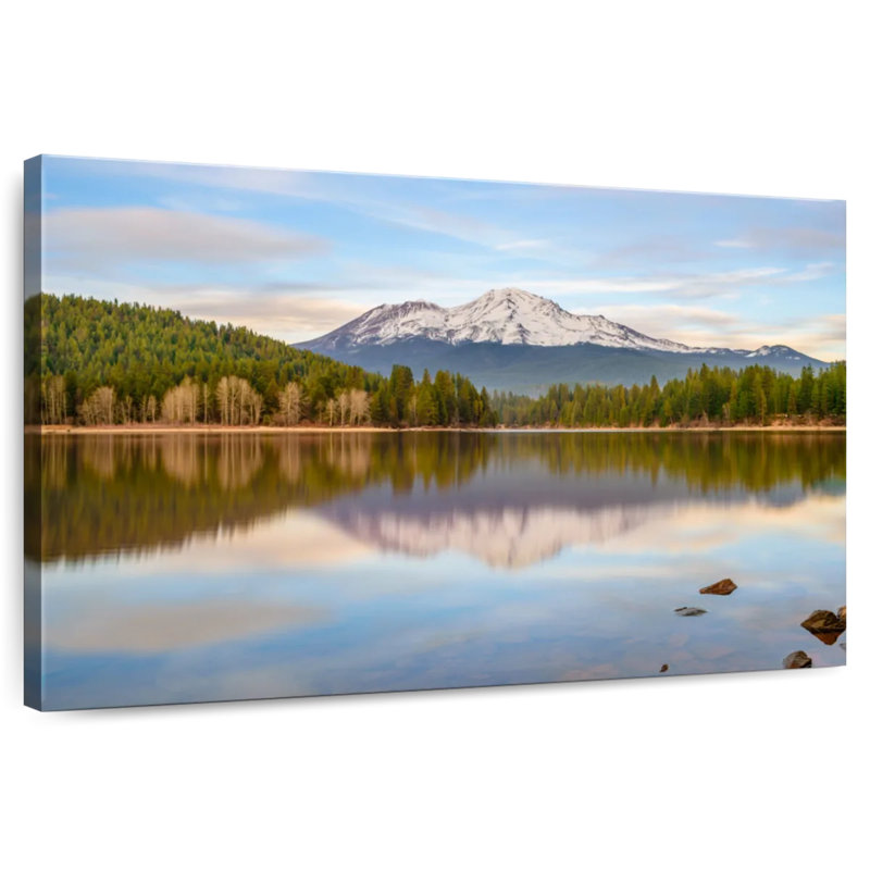 Alvord, reflet du lac Shasta, H 32 po x l 48 po