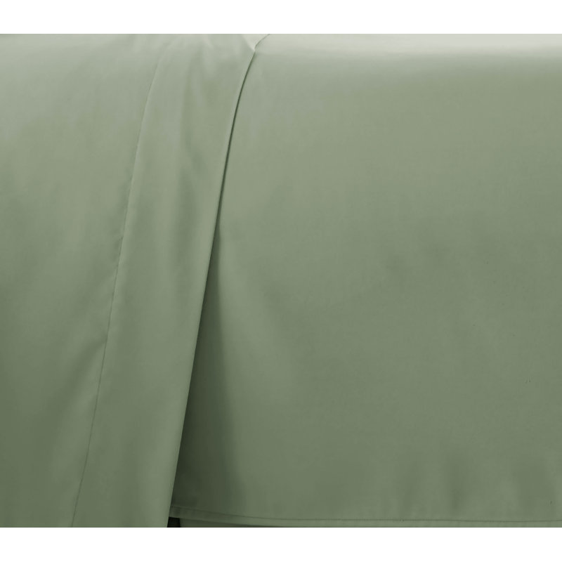 Ensemble de draps en microfibre à double brossage de 16 pouces Southshore, Simple, Vert foncé
