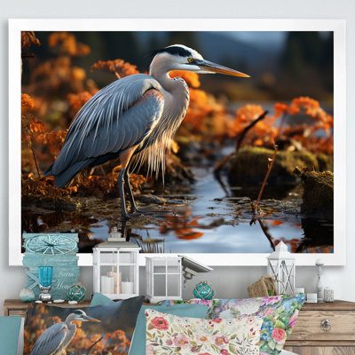 " Heron Reflections Of Grace "