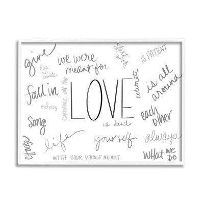 «Love Quotes», nuage de mots plein d'espoir, phrases romantiques - art textuel
