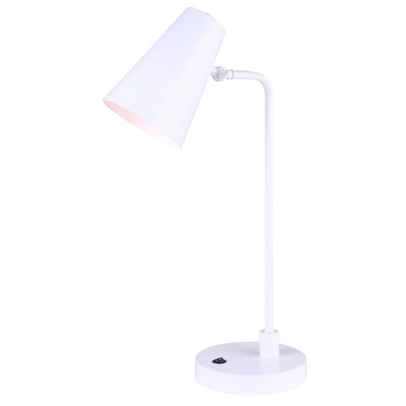 Lampe de bureau 22,25 po, Blanc