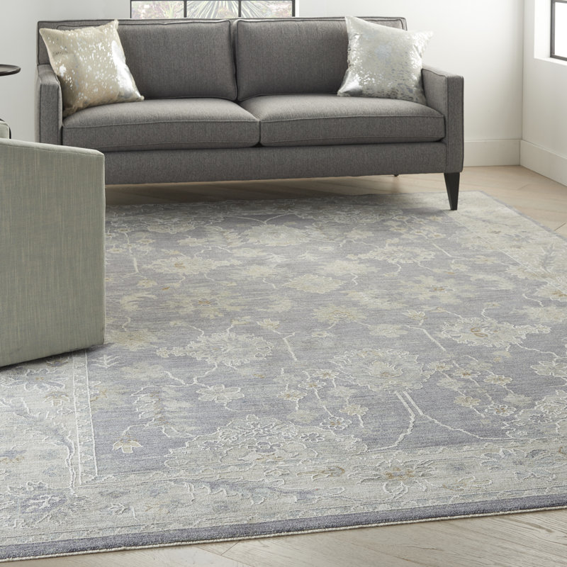 Tapis traditionnel noir Ryann, Rectangle 9 pi 3 po x 12 pi 7 po