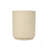 Outdoor Cylinder Shaped Mgo Side Table, Lightweight With Elegant Wave Design For Garden And Balcony-460420974